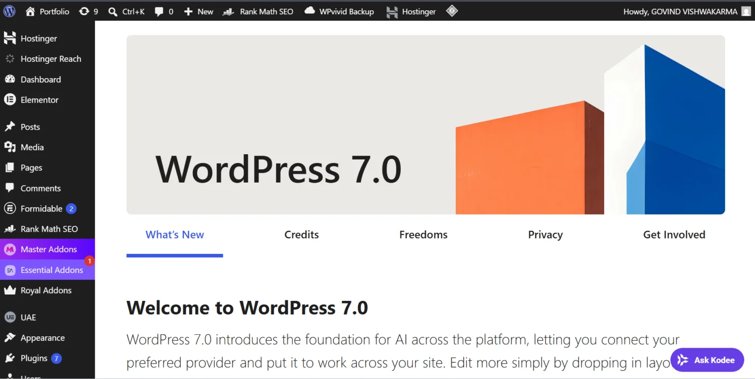 WordPress 7.0 Released New Features You Need to Know